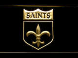 New Orleans Saints (7) LED Neon Sign USB - Yellow - TheLedHeroes