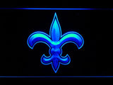 New Orleans Saints (8) LED Neon Sign Electrical - Blue - TheLedHeroes