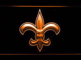 New Orleans Saints (8) LED Neon Sign Electrical - Orange - TheLedHeroes