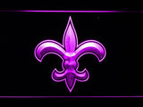 New Orleans Saints (8) LED Neon Sign Electrical - Purple - TheLedHeroes