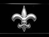 New Orleans Saints (8) LED Neon Sign USB - White - TheLedHeroes