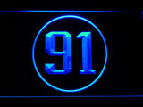 New England Patriots #91 Jamie Collins LED Neon Sign Electrical - Blue - TheLedHeroes
