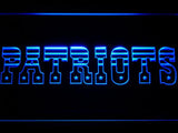 New England Patriots (4) LED Neon Sign USB - Blue - TheLedHeroes