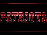 New England Patriots (4) LED Sign - Red - TheLedHeroes