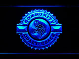 Minnesota Vikings Community Quarterback LED Neon Sign USB - Blue - TheLedHeroes