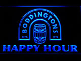 Boddingtons Happy Hour LED Neon Sign USB - Blue - TheLedHeroes
