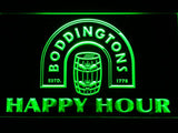 Boddingtons Happy Hour LED Neon Sign Electrical - Green - TheLedHeroes
