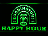 FREE Boddingtons Happy Hour LED Sign - Green - TheLedHeroes