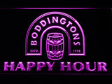 FREE Boddingtons Happy Hour LED Sign - Purple - TheLedHeroes