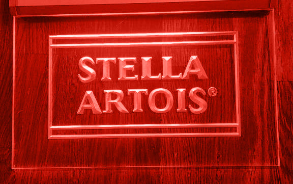 FREE Stella Artois (2) LED Sign - Red - TheLedHeroes