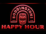 FREE Boddingtons Happy Hour LED Sign - Red - TheLedHeroes