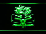 Minnesota Vikings 35th Anniversary LED Neon Sign USB - Green - TheLedHeroes