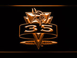 Minnesota Vikings 35th Anniversary LED Neon Sign USB - Orange - TheLedHeroes