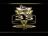 Minnesota Vikings 35th Anniversary LED Neon Sign USB - Yellow - TheLedHeroes