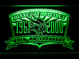 Minnesota Vikings 40th Anniversary LED Neon Sign Electrical - Green - TheLedHeroes
