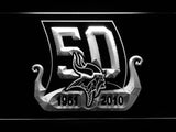 Minnesota Vikings 50th Anniversary LED Neon Sign Electrical - White - TheLedHeroes