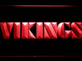 Minnesota Vikings (4) LED Neon Sign Electrical - Red - TheLedHeroes