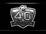 Miami Dolphins 40th Anniversary LED Neon Sign Electrical - White - TheLedHeroes