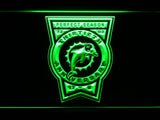 Miami Dolphins 30th Anniversary LED Neon Sign USB - Green - TheLedHeroes
