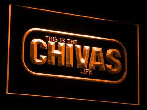 Chivas Regal This is the Chivas Life LED Neon Sign Electrical - Orange - TheLedHeroes