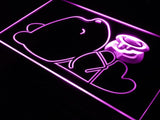 Disney Winnie the Pooh LED Neon Sign USB - Purple - TheLedHeroes