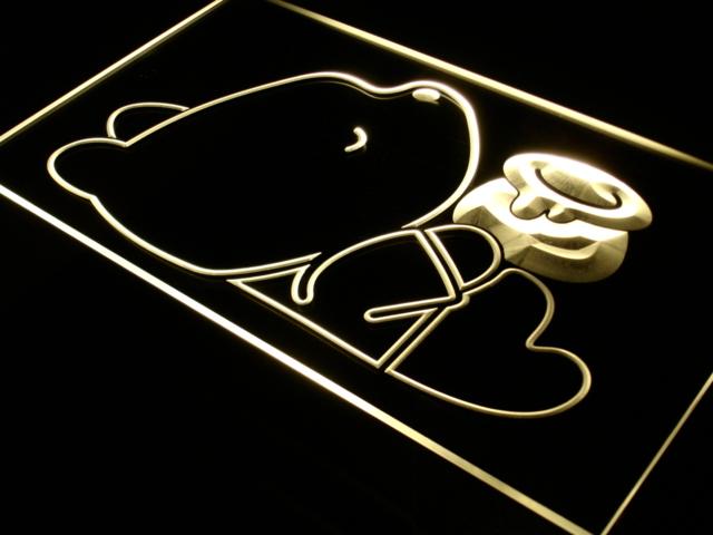 Disney Winnie the Pooh LED Neon Sign Electrical - Yellow - TheLedHeroes