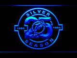 FREE Miami Dolphins Silver Season LED Sign - Blue - TheLedHeroes