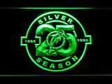 Miami Dolphins Silver Season LED Neon Sign USB - Green - TheLedHeroes