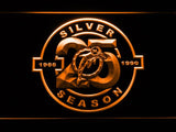 Miami Dolphins Silver Season LED Neon Sign USB - Orange - TheLedHeroes