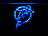 Miami Dolphins (6) LED Sign - Blue - TheLedHeroes