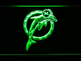 Miami Dolphins (6) LED Sign - Green - TheLedHeroes