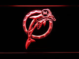 Miami Dolphins (6) LED Neon Sign USB - Red - TheLedHeroes