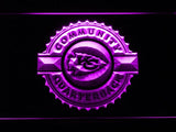 Kansas City Chiefs Community Quarterback LED Neon Sign USB - Purple - TheLedHeroes