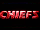 Kansas City Chiefs (2) LED Neon Sign USB - Red - TheLedHeroes