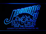 Jacksonville Jaguars Foundation LED Neon Sign Electrical - Blue - TheLedHeroes