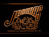 Jacksonville Jaguars Foundation LED Neon Sign Electrical - Orange - TheLedHeroes
