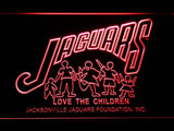 Jacksonville Jaguars Foundation LED Neon Sign Electrical - Red - TheLedHeroes