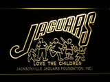 Jacksonville Jaguars Foundation LED Neon Sign Electrical - Yellow - TheLedHeroes
