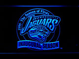 Jacksonville Jaguars Inaugural Season LED Neon Sign USB - Blue - TheLedHeroes