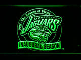 Jacksonville Jaguars Inaugural Season LED Neon Sign Electrical - Green - TheLedHeroes