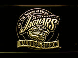 Jacksonville Jaguars Inaugural Season LED Sign - Yellow - TheLedHeroes