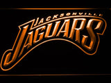 Jacksonville Jaguars (3) LED Neon Sign USB - Orange - TheLedHeroes