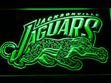 Jacksonville Jaguars (4) LED Neon Sign USB - Green - TheLedHeroes