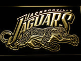 Jacksonville Jaguars (4) LED Neon Sign Electrical - Yellow - TheLedHeroes