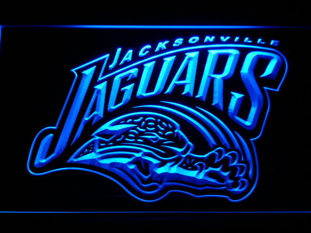 FREE Jacksonville Jaguars (5) LED Sign - Blue - TheLedHeroes