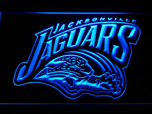 Jacksonville Jaguars (5) LED Neon Sign Electrical - Blue - TheLedHeroes