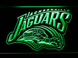 Jacksonville Jaguars (5) LED Neon Sign USB - Green - TheLedHeroes
