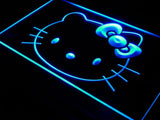 Hello Kitty (2) LED Neon Sign Electrical - Blue - TheLedHeroes