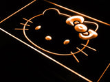 Hello Kitty (2) LED Neon Sign Electrical - Orange - TheLedHeroes