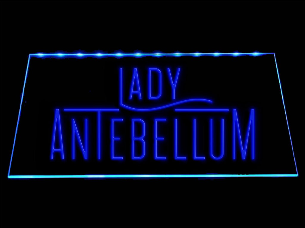 Lady Antebellum LED Neon Sign USB - Blue - TheLedHeroes